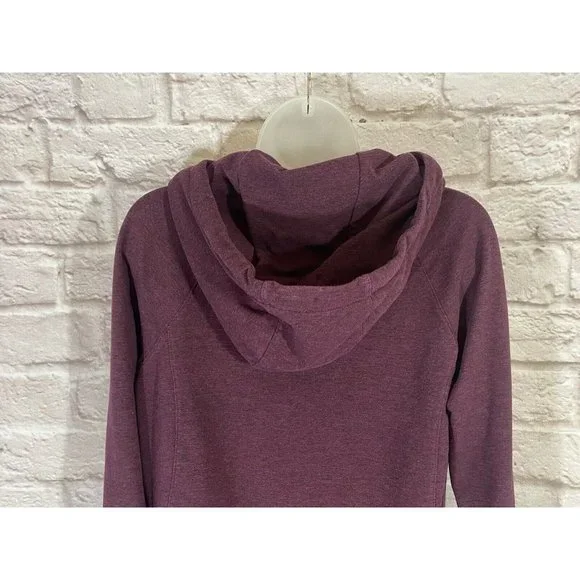 ATHLETA Sentry Hoodie Sweatshirt Medium Top California Plum Activewear 9498 - Picture 8 of 12